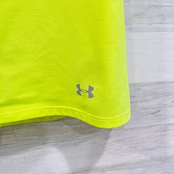 UNDER ARMOUR Neon Racerback Activewear Tank Yellow Womens Small - Picture 3 of 6